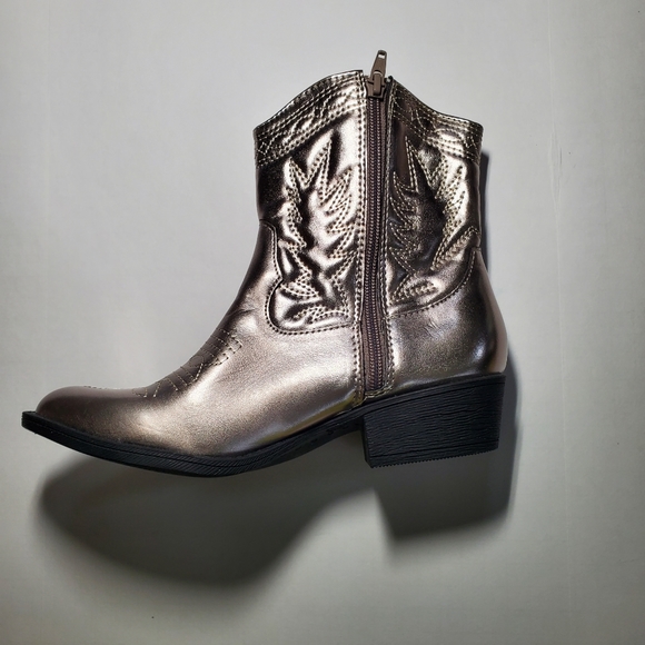 NWOT Free People Coconuts by Matisse Metallic Cowboy boot - Picture 6 of 8